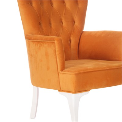 3A Mobilya New Class Midi Berjer - Turuncu