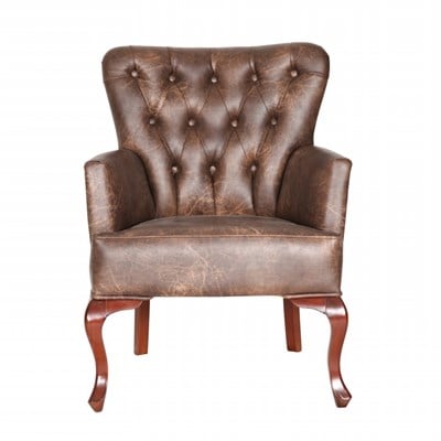 3A Mobilya Eskitme Kahve Midi Berjer