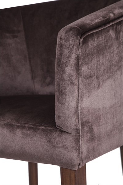 3A Mobilya Bitter Brown Oval Berjer