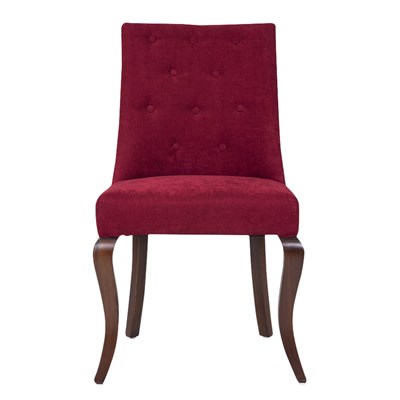 3A Mobilya Kapitone Lükens Bordo Sandalye