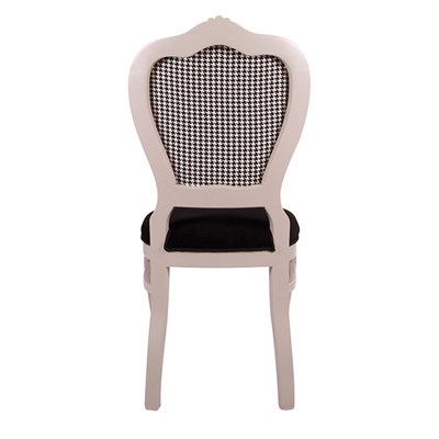 3A Mobilya Red  Dog Sandalye - Beyaz Siyah