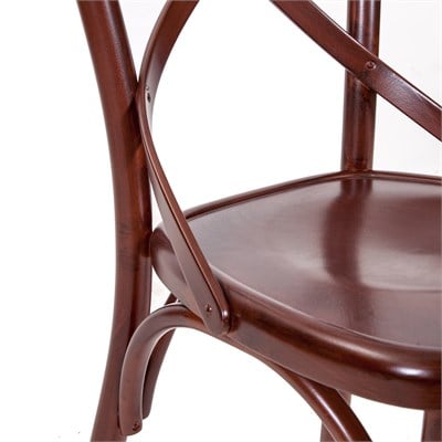 3A Mobilya Ceviz Cila Tonet Sandalye - Kahverengi