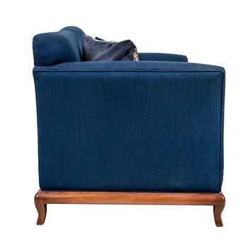 3A Mobilya Dark Blue Case Kanepe - Mavi