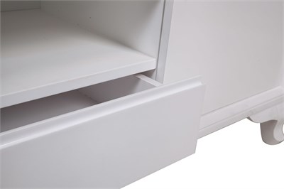 3A Mobilya Beyaz Lake Cilalı Tv Ünitesi - Beyaz