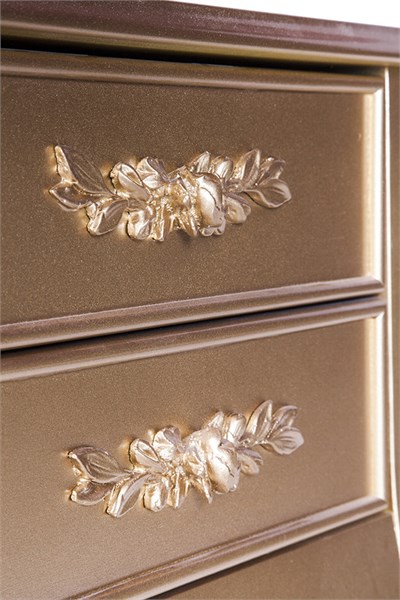 3A Mobilya New Gold Komodin - Altın