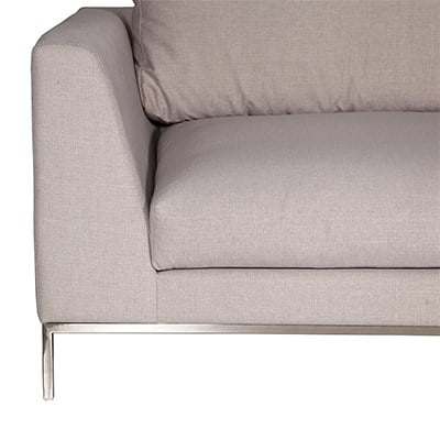 3A Mobilya Grey Modern L Kanepe