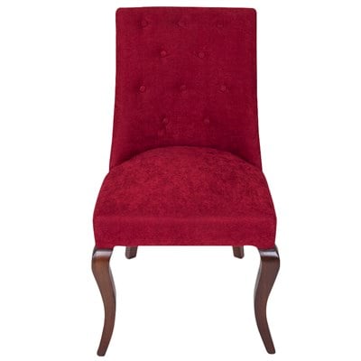 3A Mobilya Kapitone Lükens Bordo Sandalye