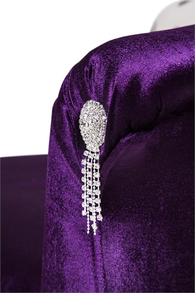 3A Mobilya Salkım Hanım Sağ Kol Mor Josephine