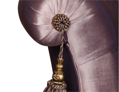 3A Mobilya Prenses Mürdüm Kadife Berjer