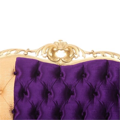 3A Mobilya Gold And Purple Oymalı Kanepe - Mor Sarı