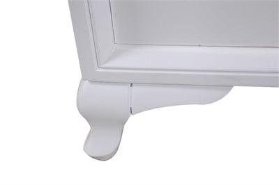 3A Mobilya Beyaz Lake Cilalı Tv Ünitesi - Beyaz