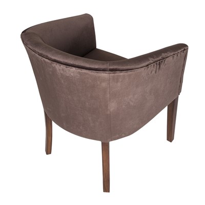 3A Mobilya Bitter Brown Oval Berjer