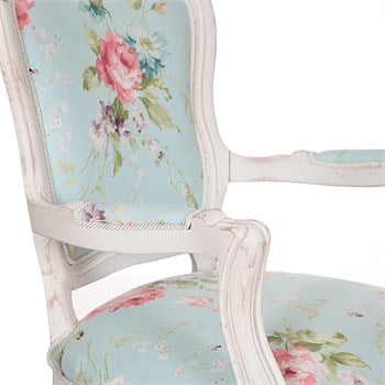 3A Mobilya My Flowers Oymalı Berjer