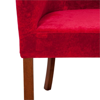 3A Mobilya Red Lab Oval Berjer Kırmızı