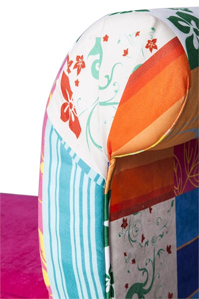 3A Mobilya Pink Patchwork Markiz - Desen