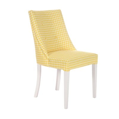 3A Mobilya Yellow World Sandalye - Sarı Beyaz