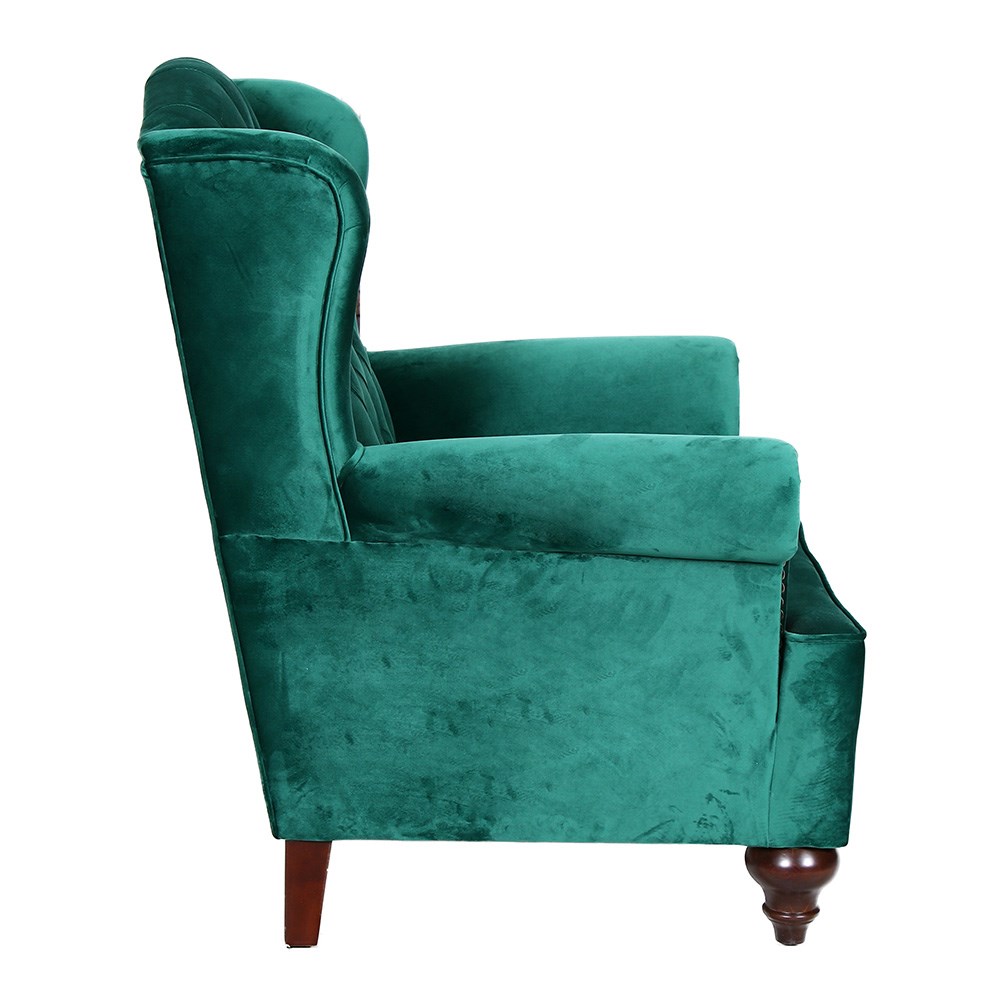 3A Mobilya Green Silk Berjer