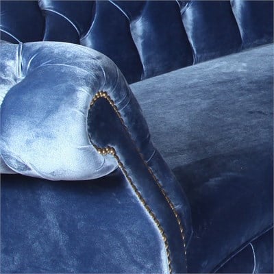 3A Mobilya Blue Chesterfield
