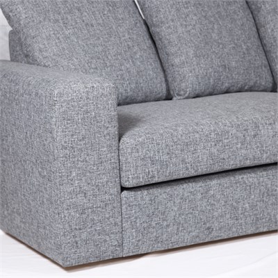 3A Mobilya Gri Keten Cool Kanepe