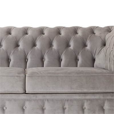 3A Mobilya Silver Chesterfield