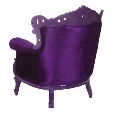 3A Mobilya Tarihi Mor Oymalı Berjer