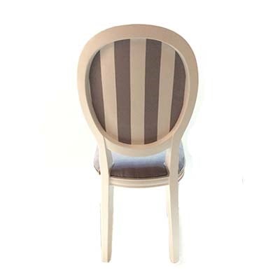 3A Mobilya Çizgili Madalyon Sandalye