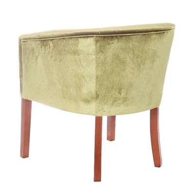 3A Mobilya Çağla Oval Berjer - Yeşil