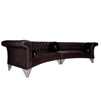 3A Mobilya Cool Antrasit - Gri Modern Chester Kanepe