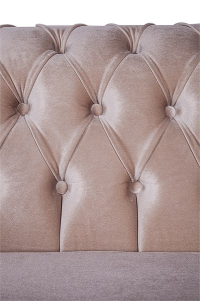 3A Mobilya İkili Turkuaz Chesterfield-Vizon