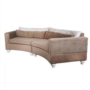 3A Mobilya Dioganal 3 Kişilik Kanepe Cappuccino