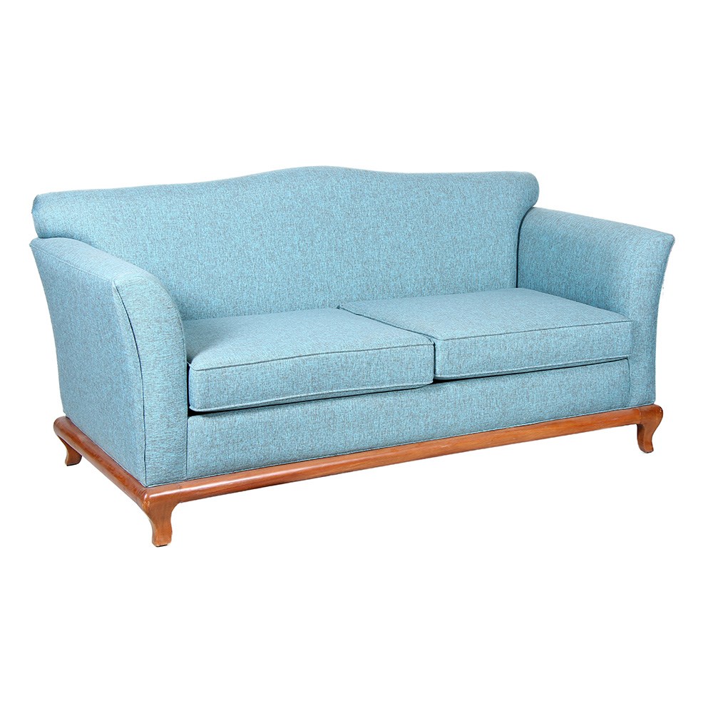 3A Mobilya Sky Blue Keten Kanepe