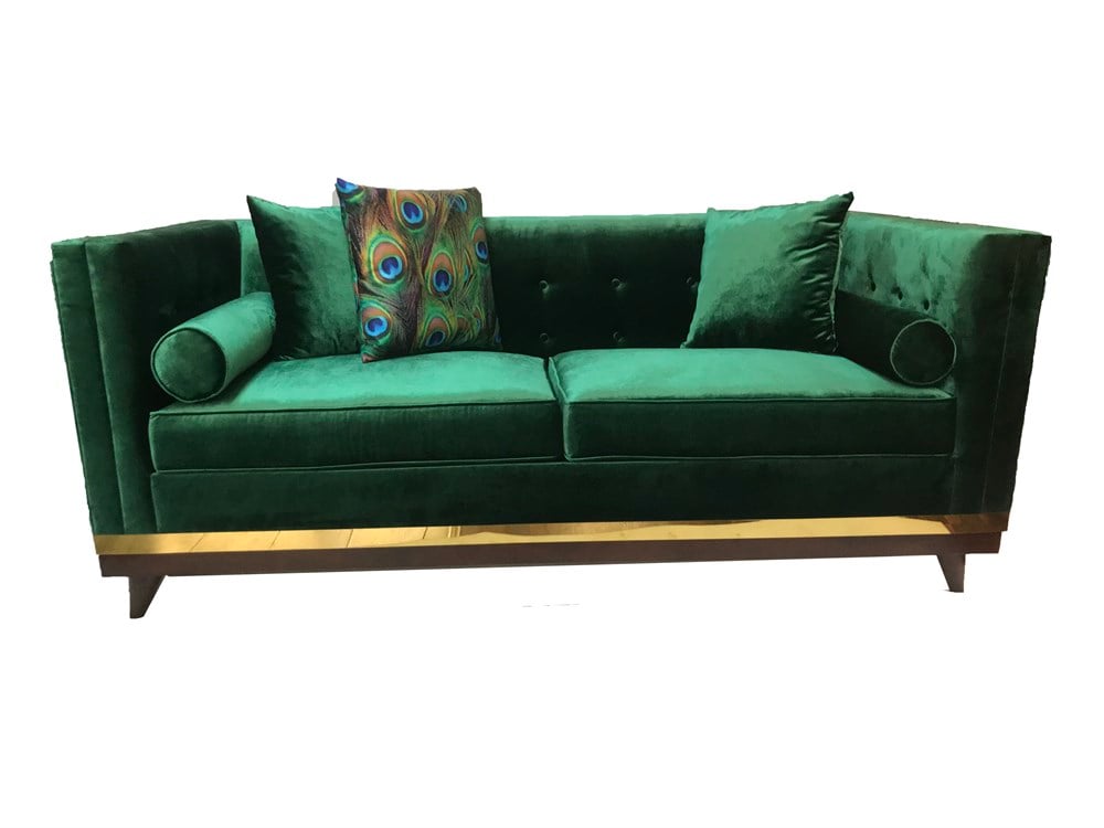 EMERALD & GOLD LİNE 3A KANEPE