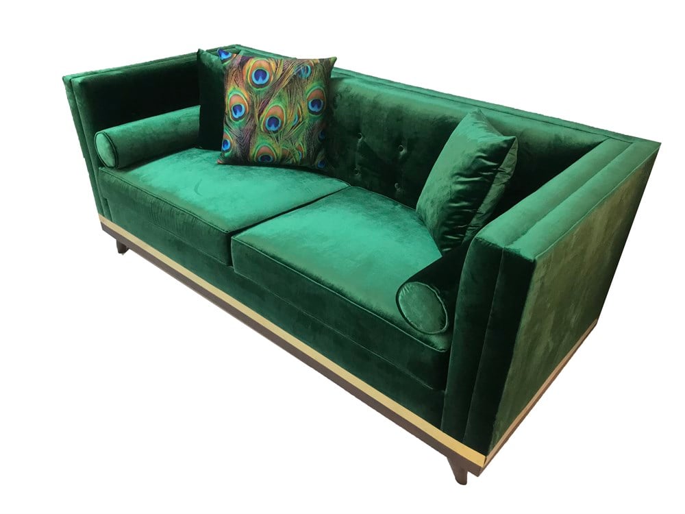 EMERALD & GOLD LİNE 3A KANEPE