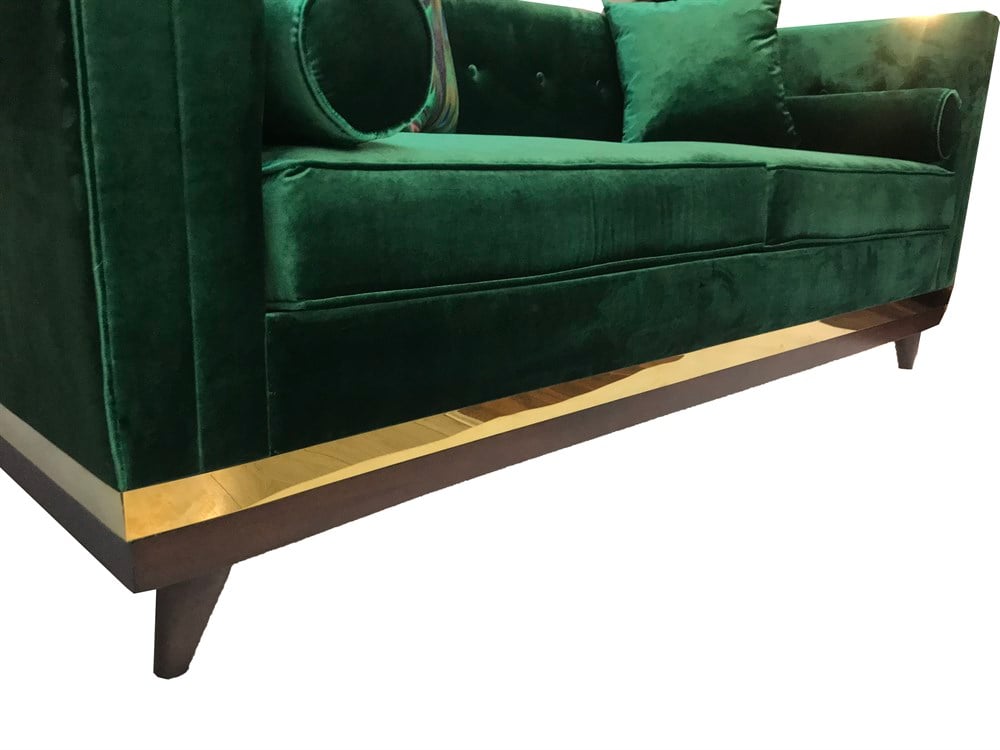 EMERALD & GOLD LİNE 3A KANEPE