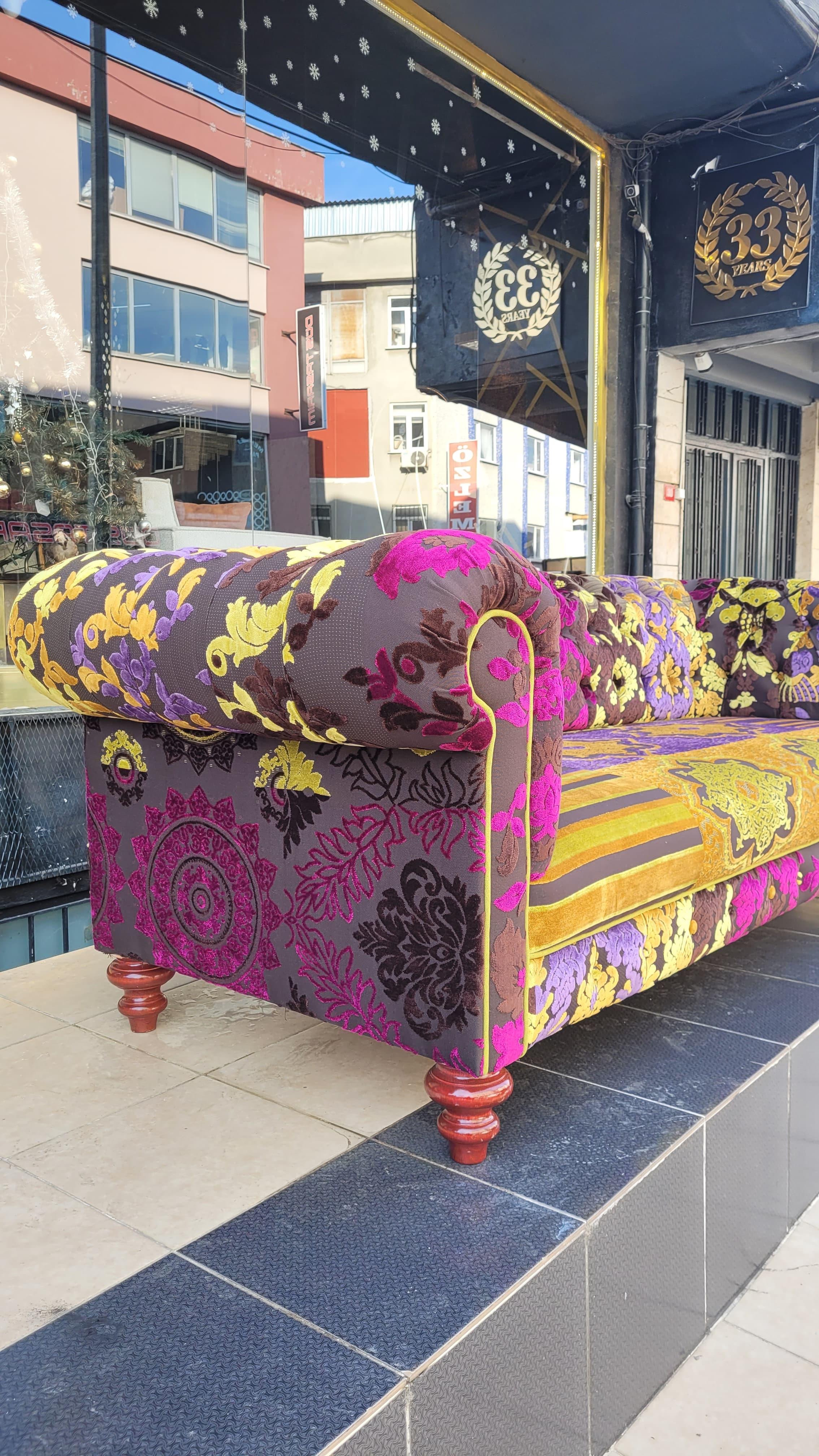 EPENGLE ÖZEL DOKUMA CHESTERFİELD  BAŞKA YERDE YOK