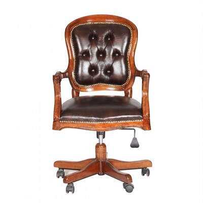 3A CEVİZ DERİ MÜDÜR KOLTUĞU