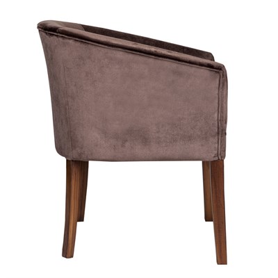 3A Mobilya Bitter Brown Oval Berjer