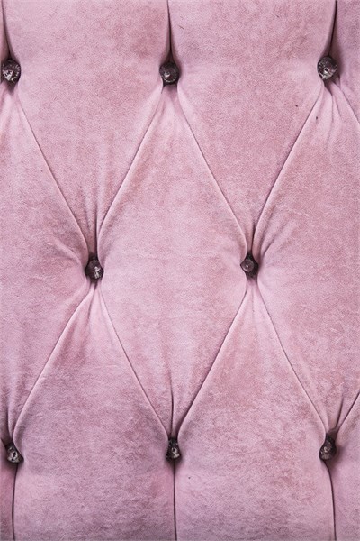 3A Mobilya Pembe Kapitone Taşlı Puf