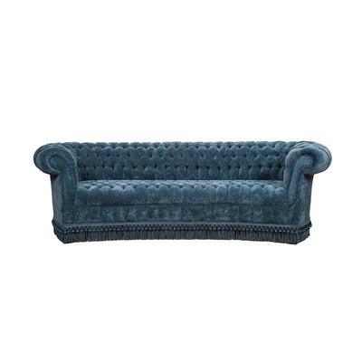 3A Mobilya Petreol Green Chesterfield - Yeşil