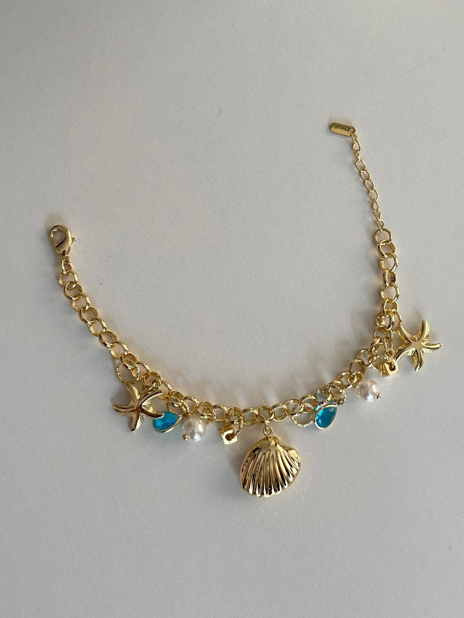 14K Altın Kaplama VIP Charm Bileklik
