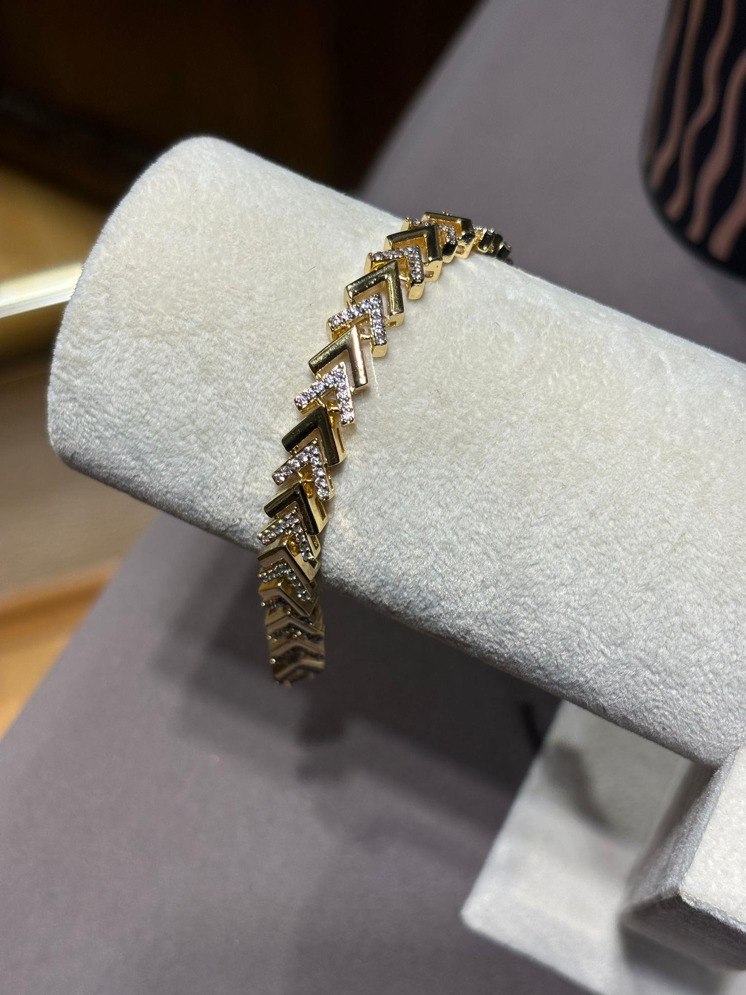 14K Altın Kaplama VIP Kılçık Model Bileklik