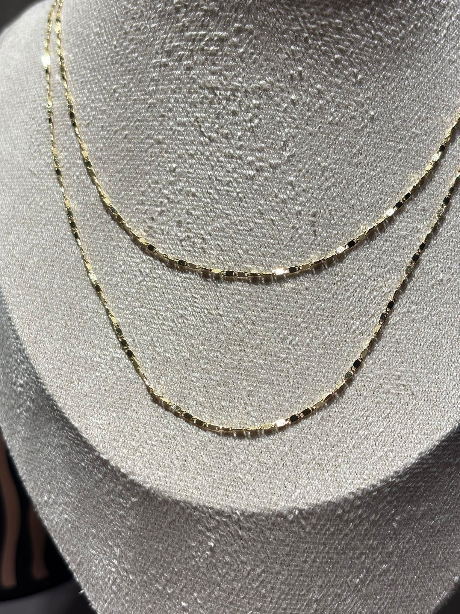 14K Altın Kaplama(Xuping) Satürn Zincir 60 cm