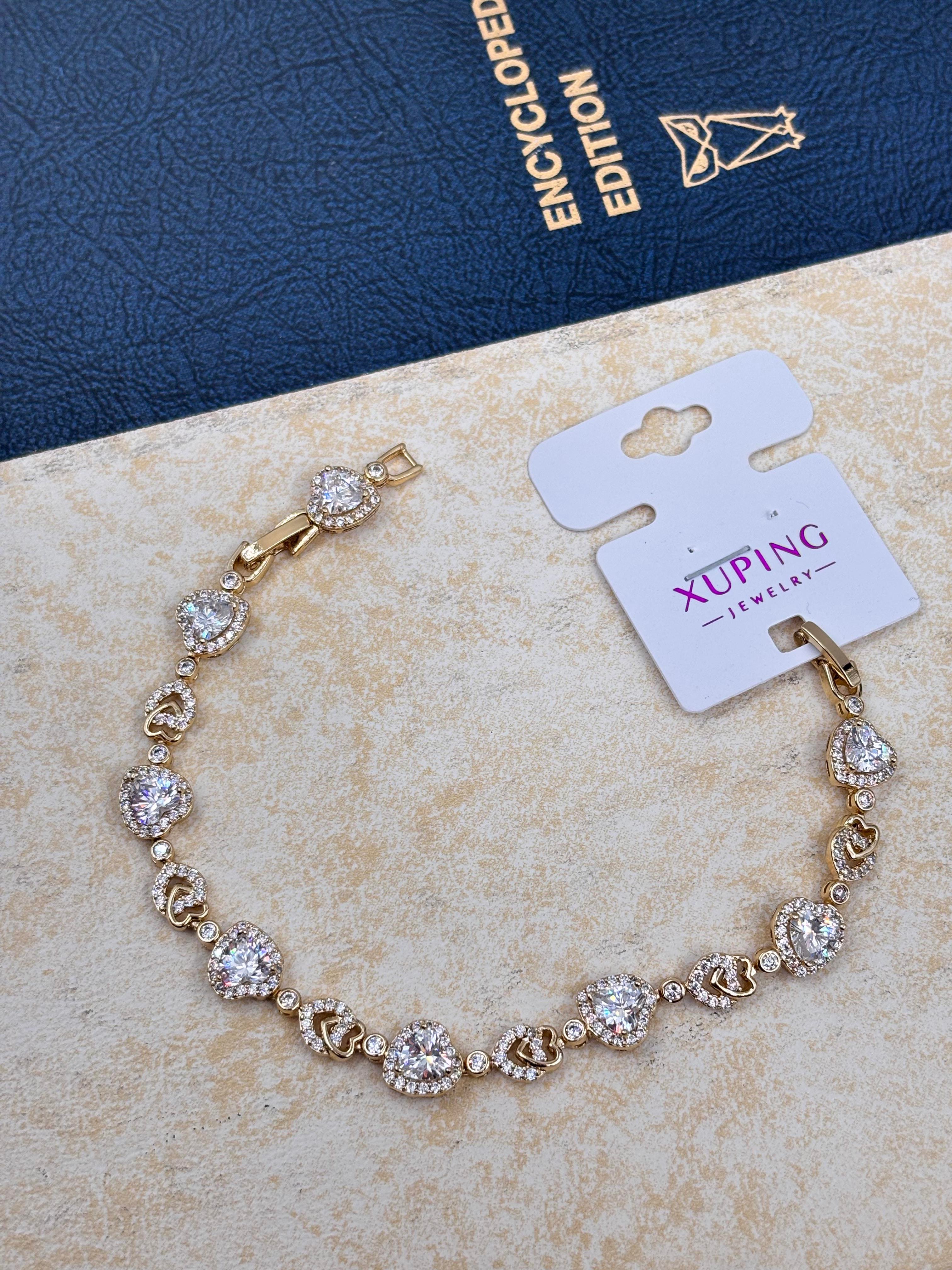 14K Xuping Beyaz Love Bileklik