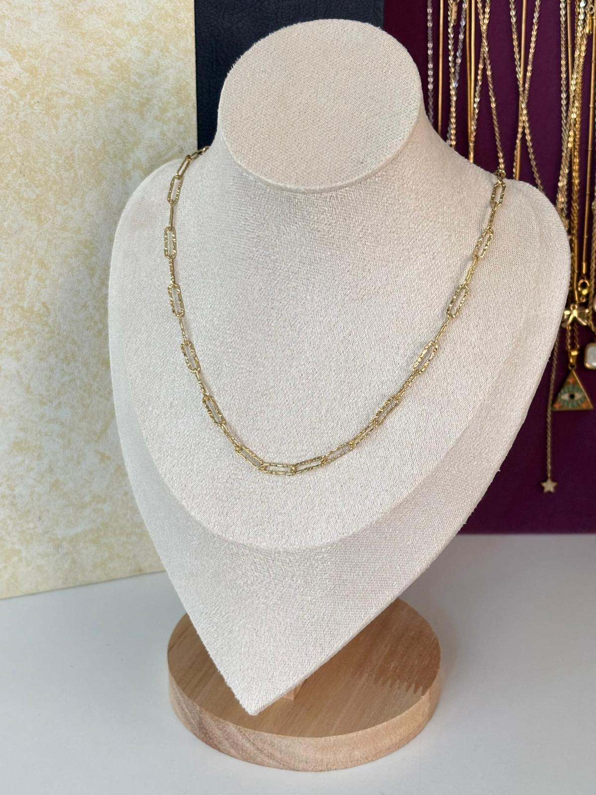 14K Xuping Kumlu Ataç Zincir(45cm)