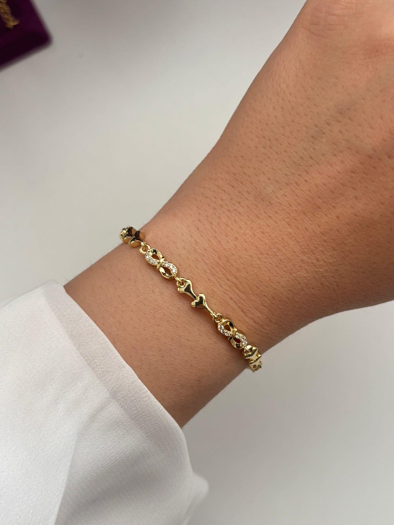 14K Xuping Sonsuz Aşk Bilekliği