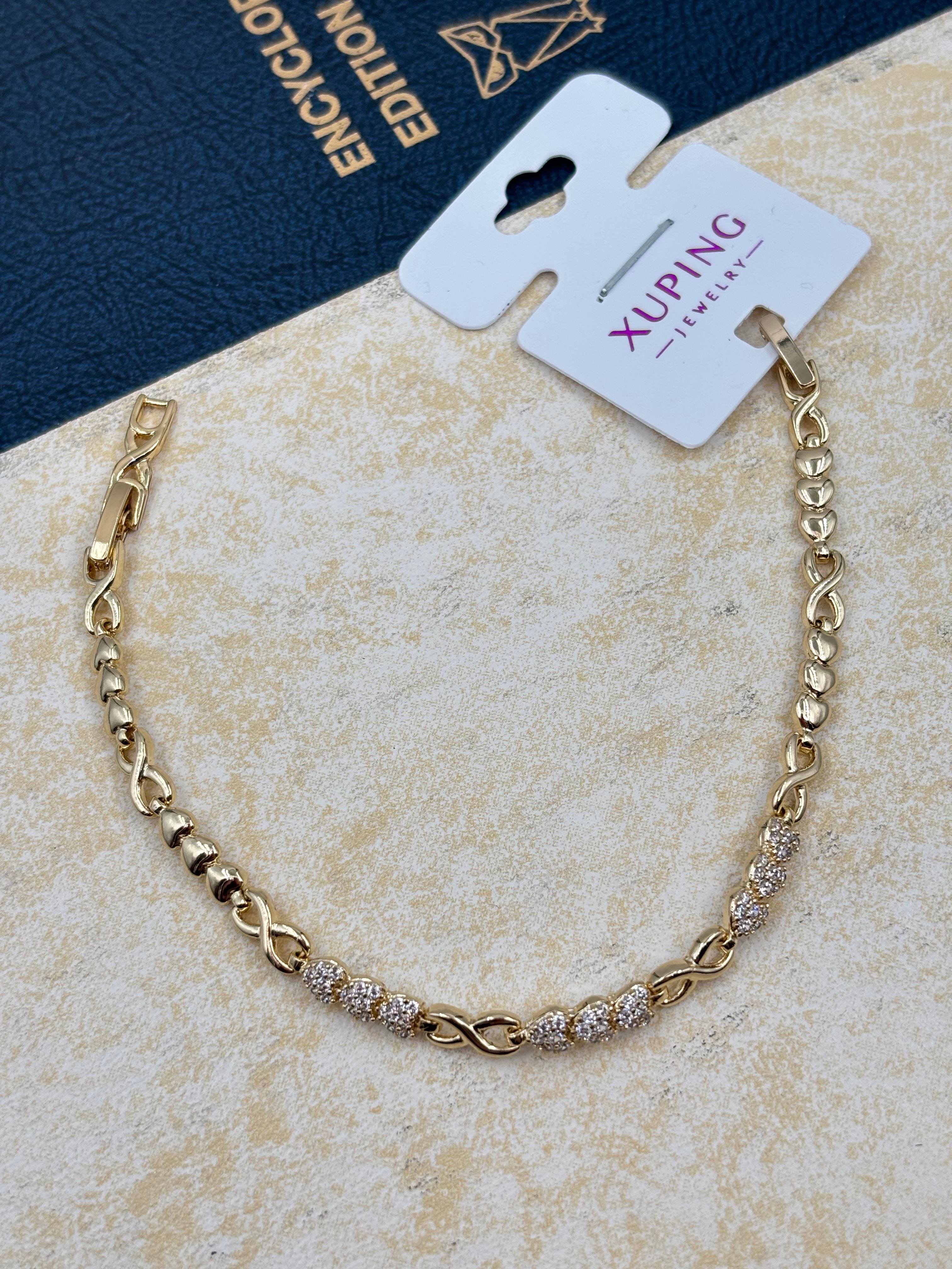 14K Xuping Taşlı Bileklik