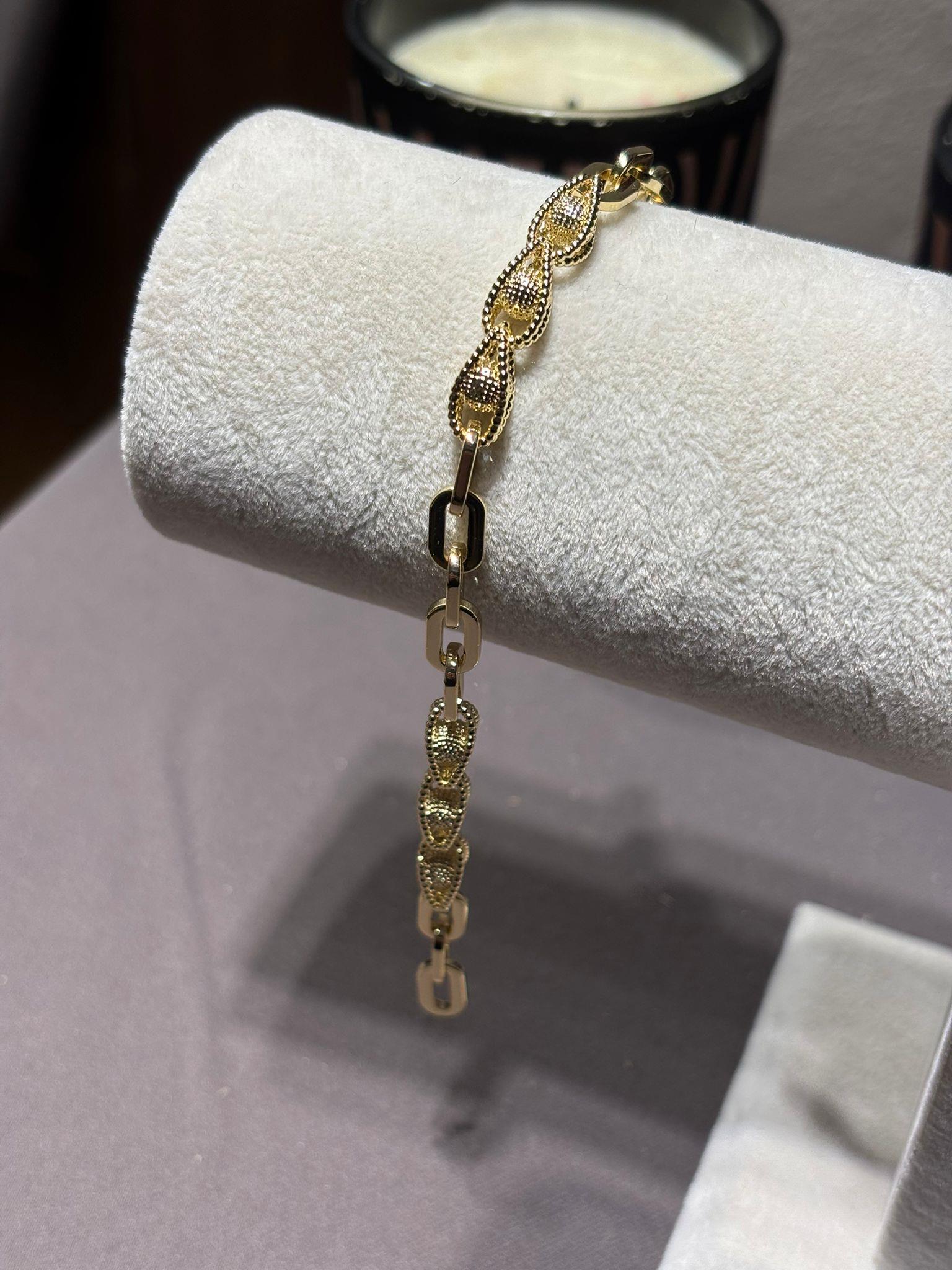 14K Xuping(Altın Kaplama) Döngü Zincir Bileklik