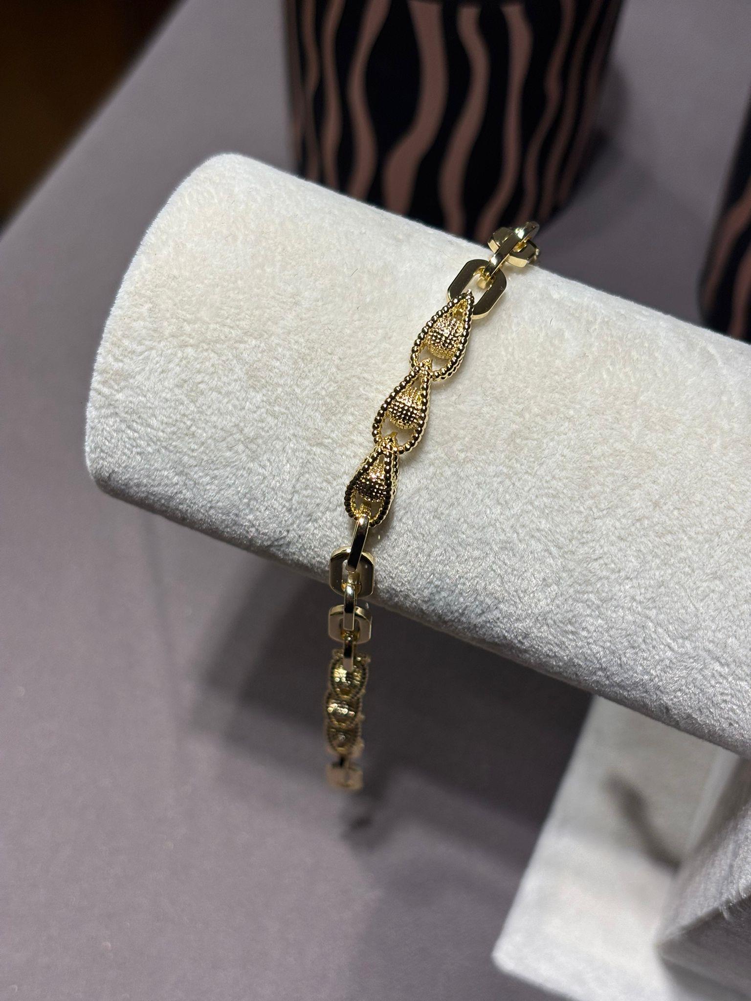 14K Xuping(Altın Kaplama) Döngü Zincir Bileklik