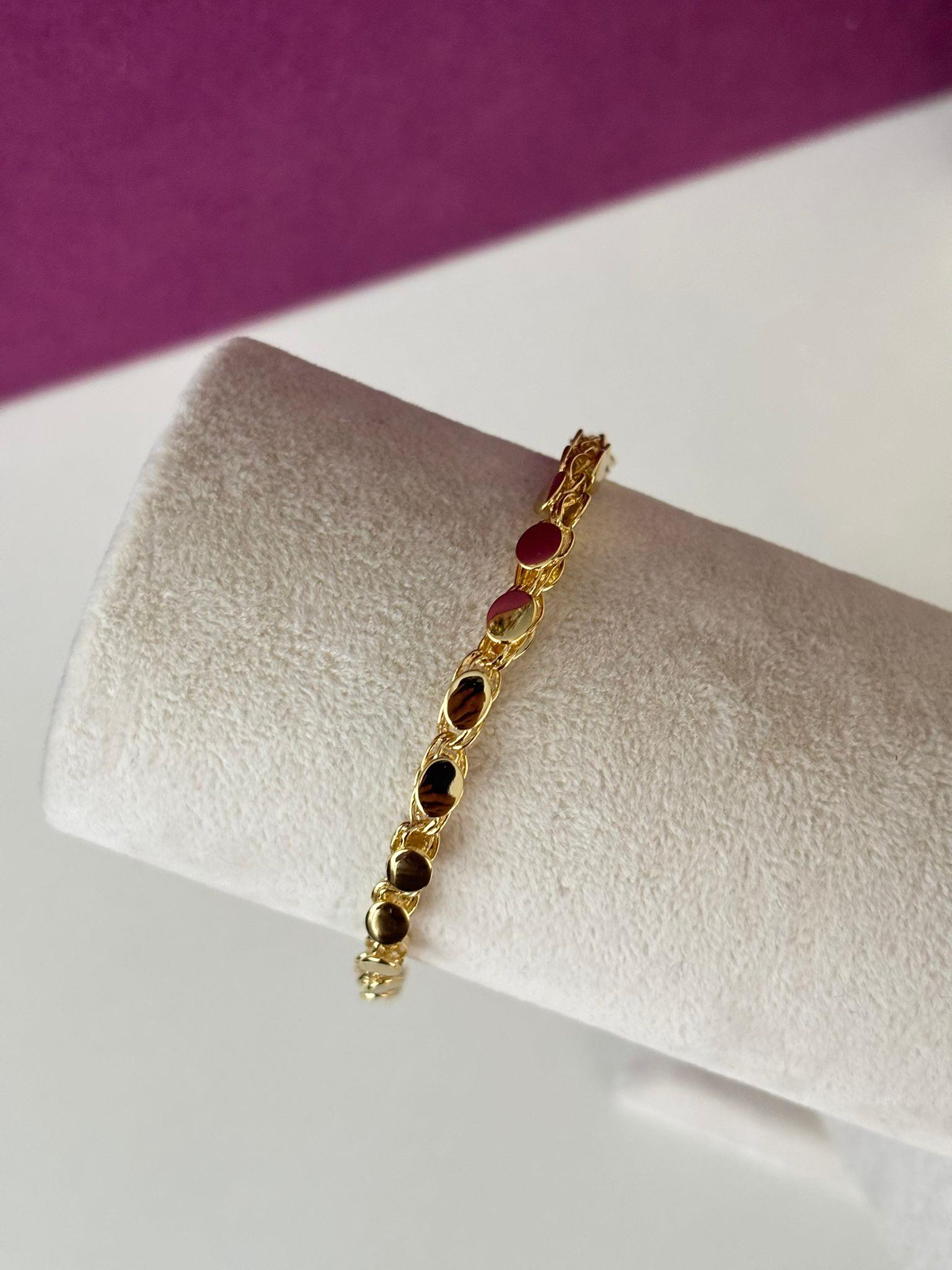 14K Xuping(Altın Kaplama) Oval Kesim Arpa Bileklik