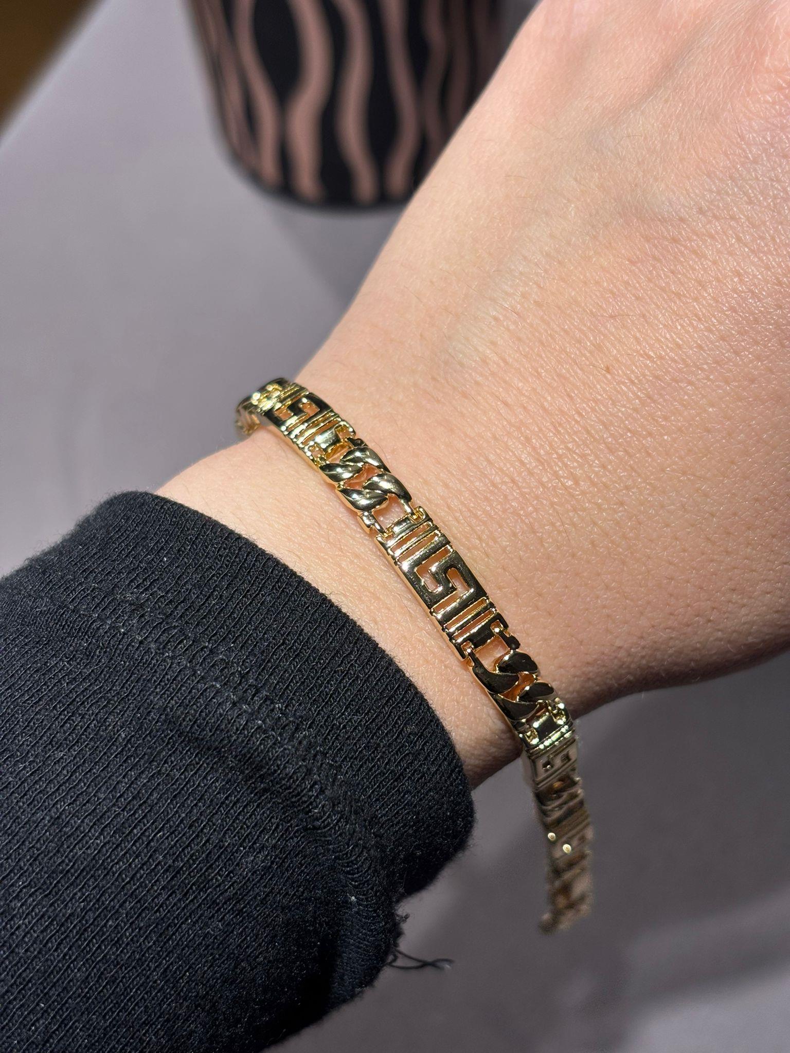 14K Xuping(Altın Kaplama) S Zincir Bileklik